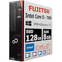 富士通デスクトップパソコン/i5-7500/メモリ8GB/SSD 256GB SSD250GB/富士通デスクトップパソコン/i5-7500/メモリ8GB